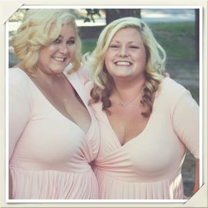 Bridesmaid Dress - Blush Pink - Custom Maxi